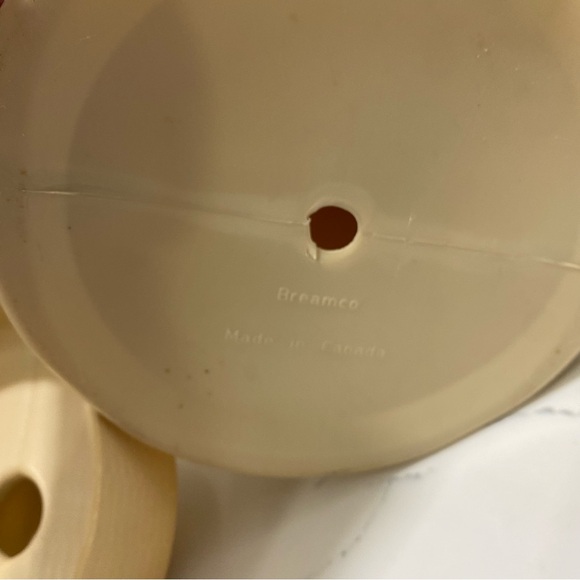 Vintage toilet paper holder canister with lid - Picture 4 of 9